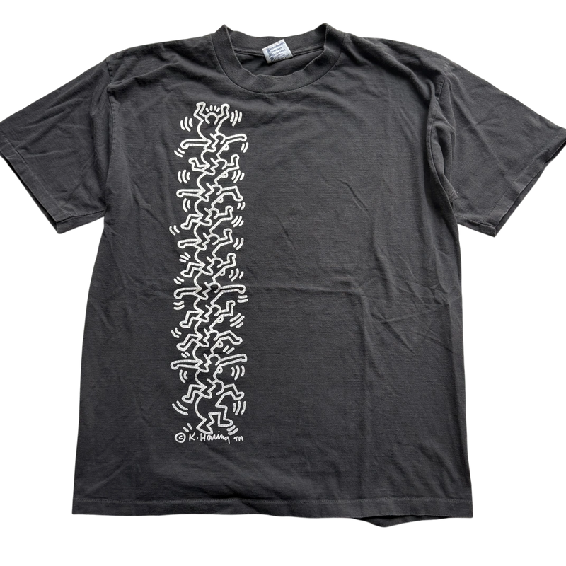 90s Keith Haring Pop Shop Black
