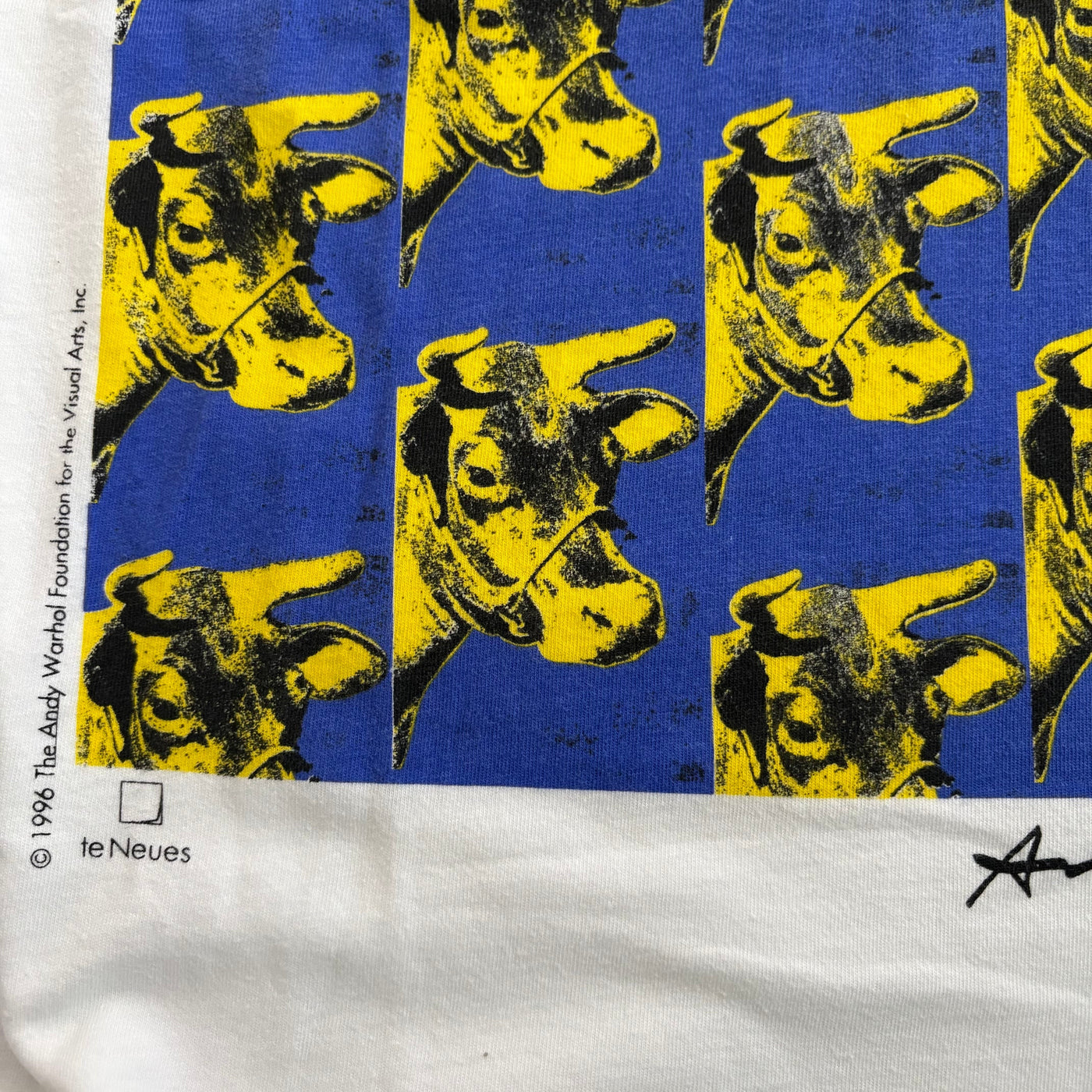 1996 Andy Warhol Cow