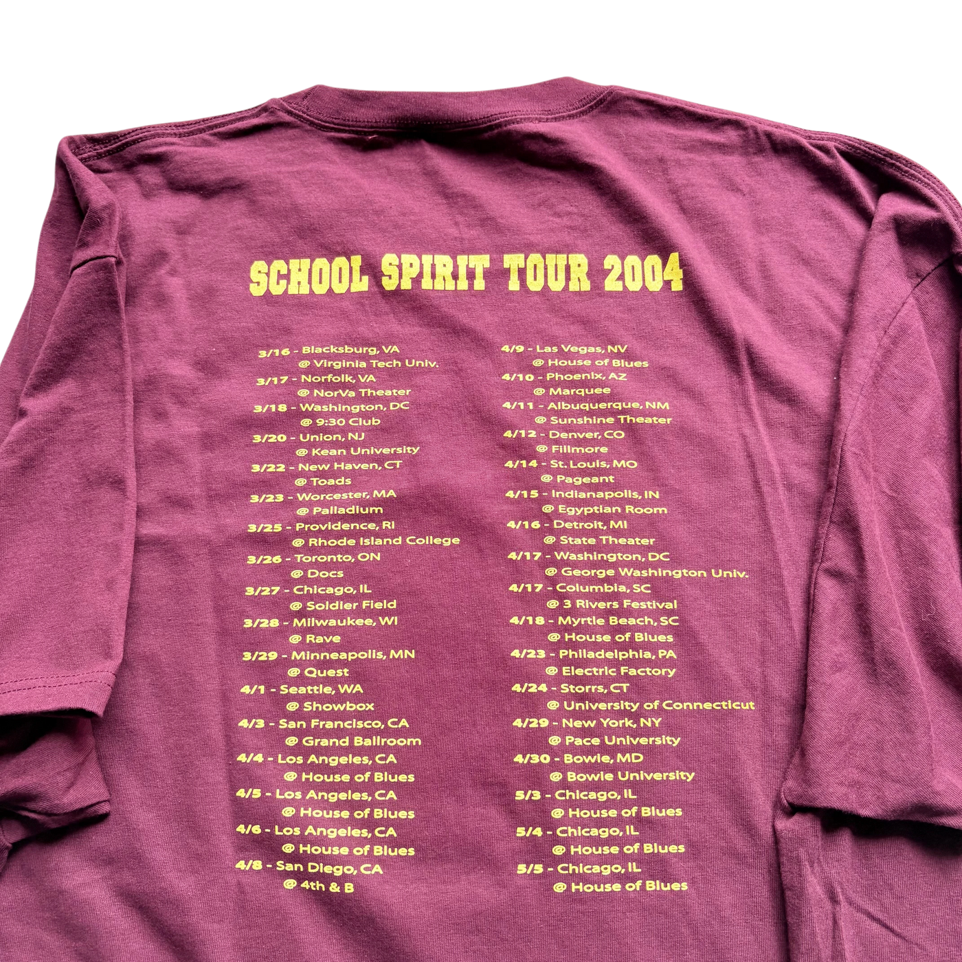 2004 Kayne West School Spirit Maroon